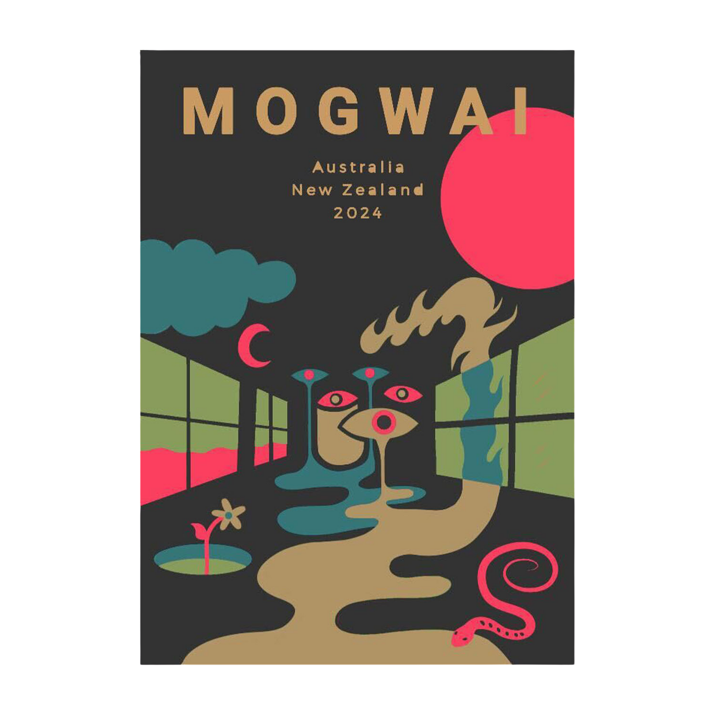 Mogwai AUS/NZ 2024 Tour | Exclusive Print