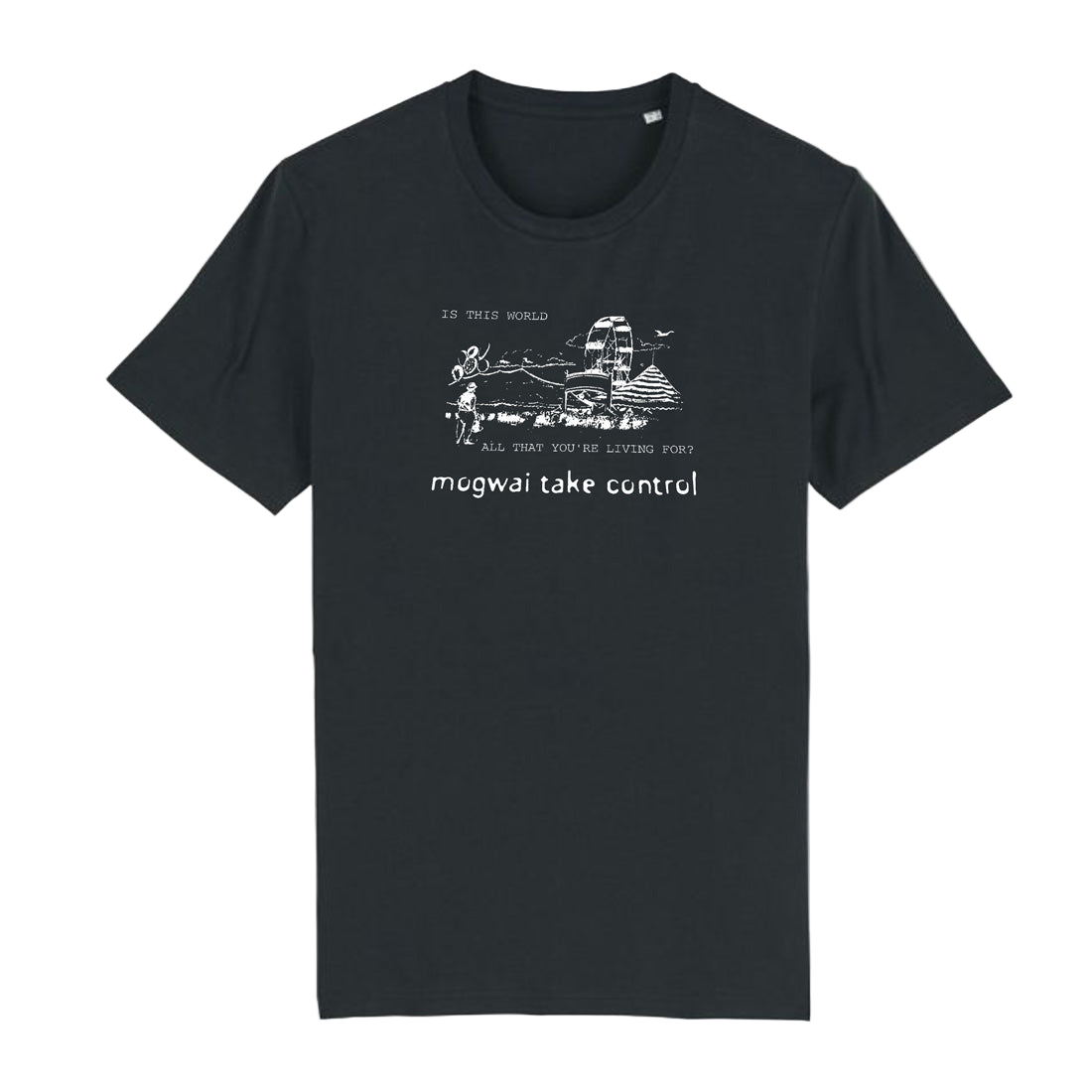 Mogwai Take Control | Black T-Shirt