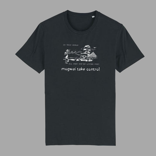 Mogwai Take Control - Black T-Shirt