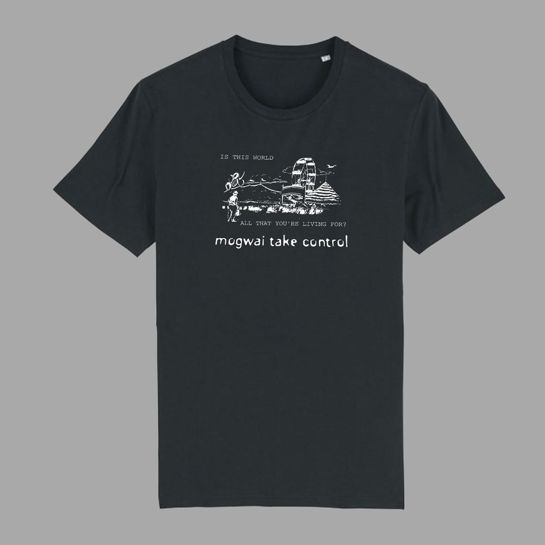 Mogwai Take Control | Black T-Shirt